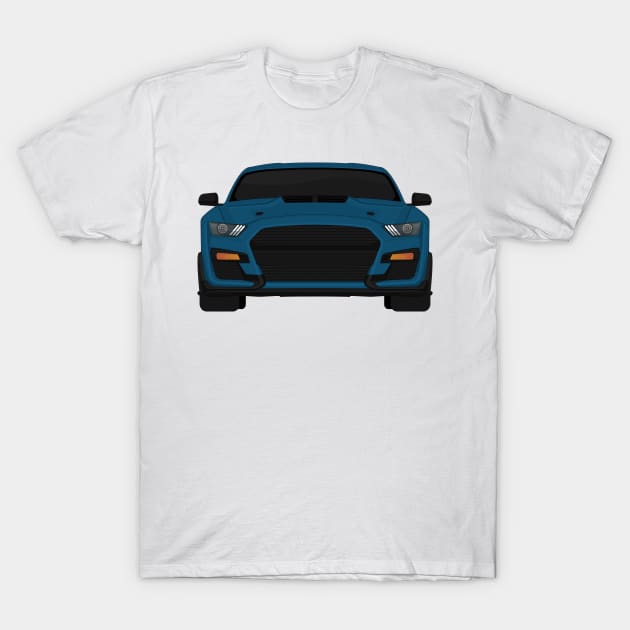 Shelby GT500 2020 Performance-Blue T-Shirt by VENZ0LIC